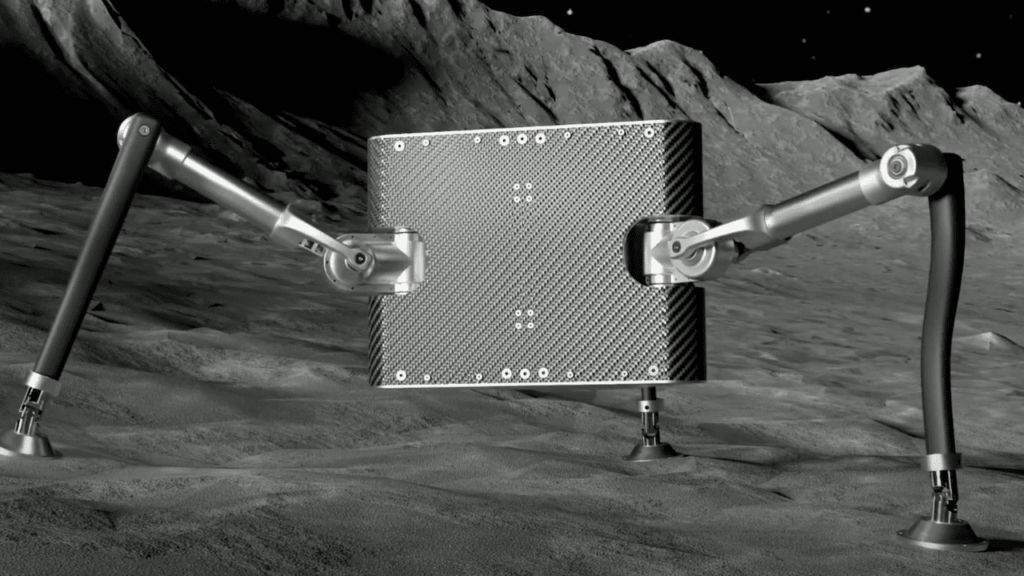 Jumping Robot Going To Space For Asteroid Exploration